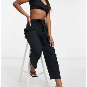 ASOS | Tie Waist Tapered Pants